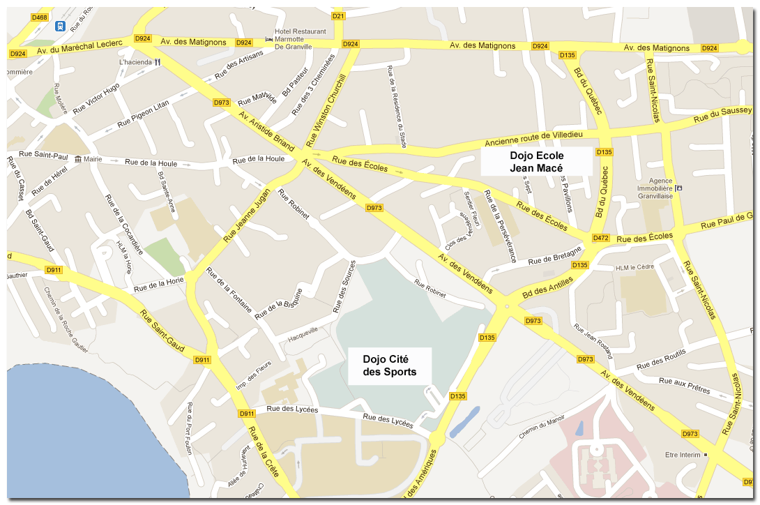 Plan du dojo
